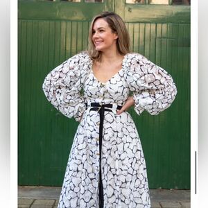 Aje Rebellion lace midi dress size 8